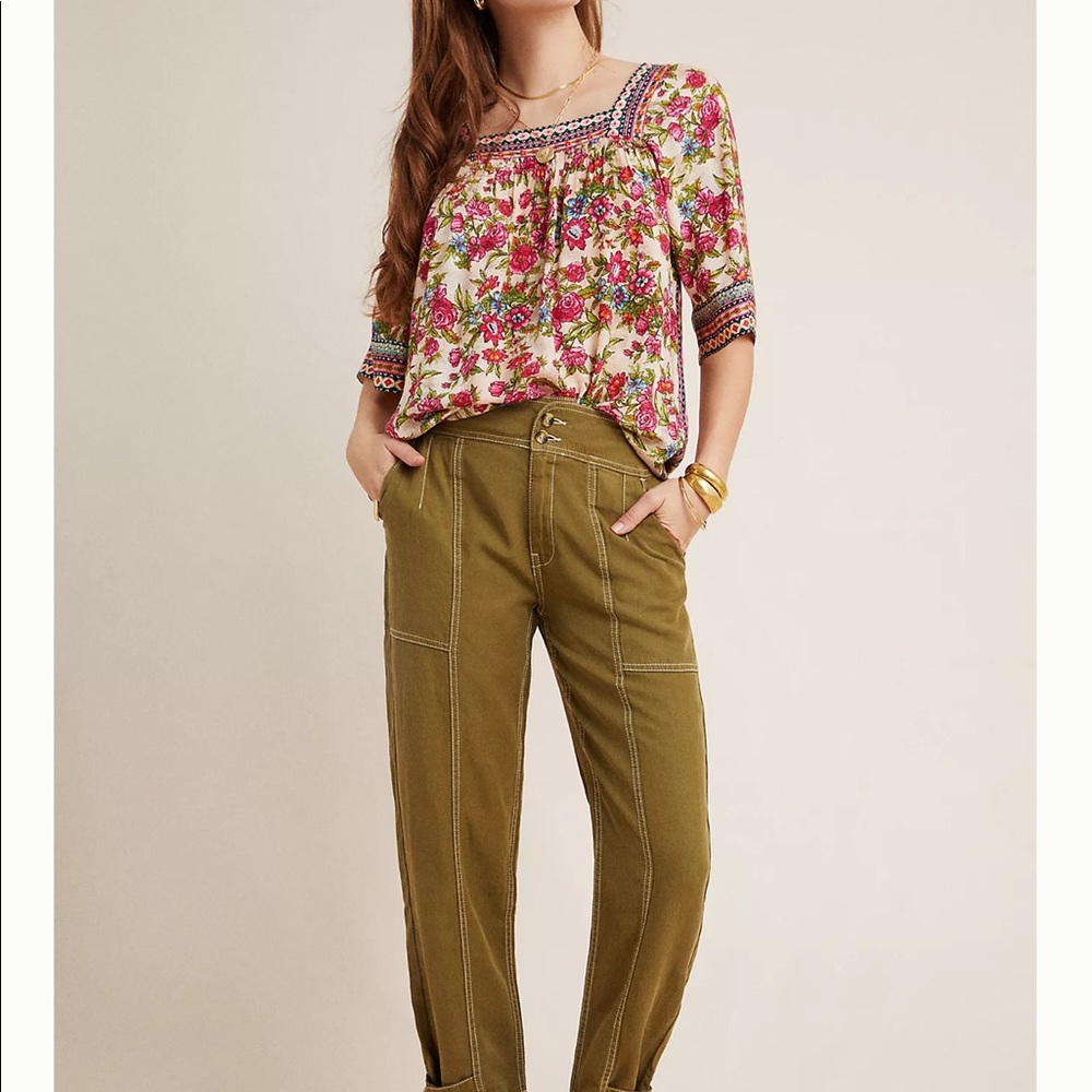 Anthropologie Jackson Tapered Utility pants size 14